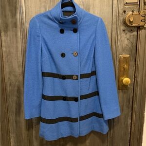 Carlisle Blue and Black Pea Coat